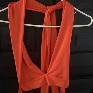 Cross Tie Crop Top